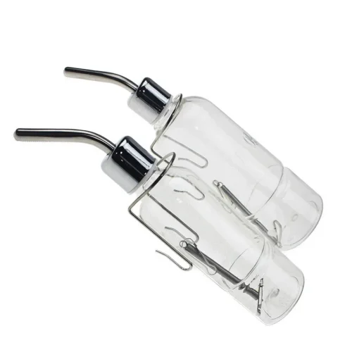 Stainless Steel Hanging Waterer Guinea Pig Squirrel Rabbit Hamster