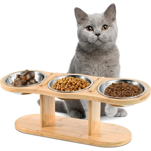 3 Bowls in 1 Feeder Feeding & Watering