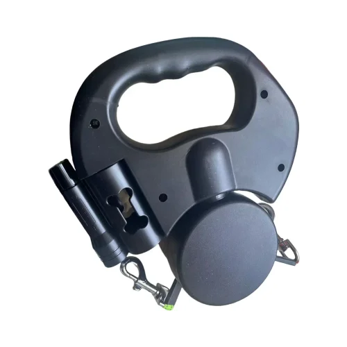 Double Headed Retractable Dog Leash with LED Light